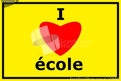 Image of i love school