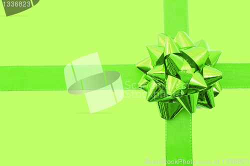 Image of Christmas Gift with ribbon
