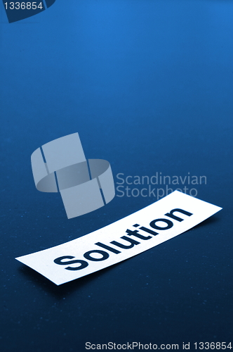 Image of solution