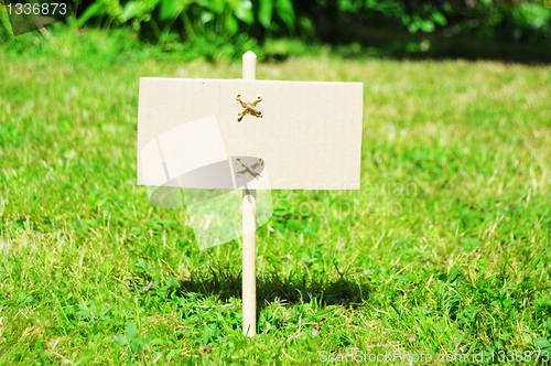 Image of empty sign