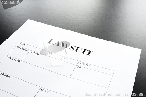 Image of lawsuit