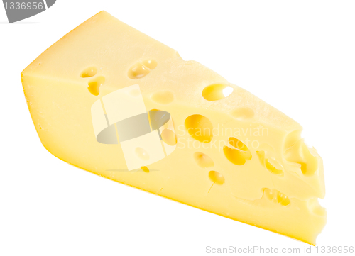 Image of Sector part of yellow cheese