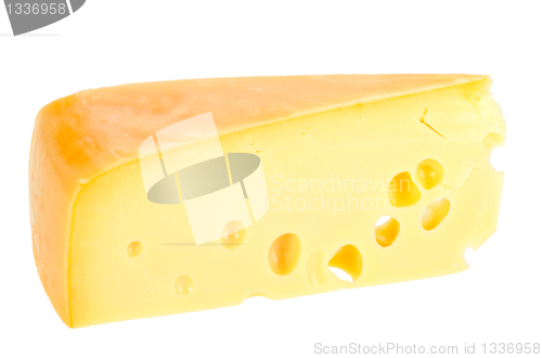 Image of Sector part of yellow cheese