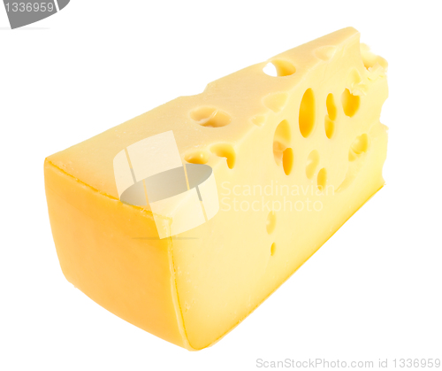 Image of Sector part of yellow cheese