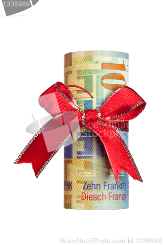 Image of Swiss money gift