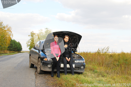 Image of broken car