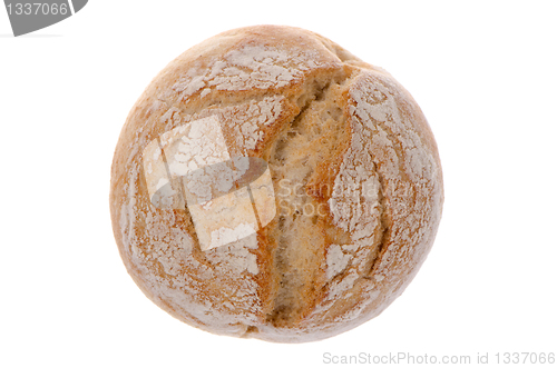 Image of White wheat round bread 
