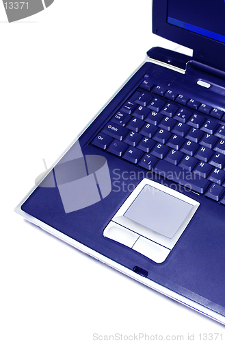 Image of blue laptop