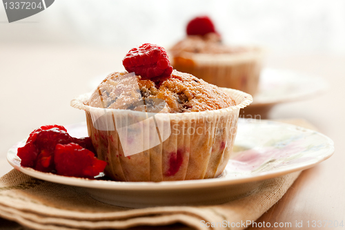 Image of Raspberry muffins