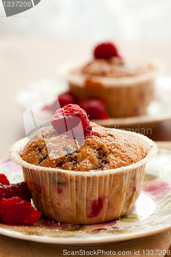 Image of Raspberry muffins