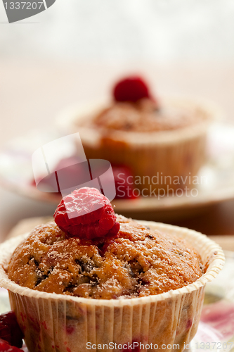 Image of Raspberry muffins