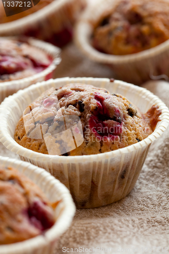 Image of Raspberry muffins