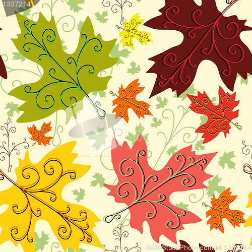 Image of Autumn seamless pattern
