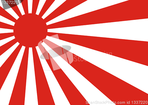 Image of rising sun flag