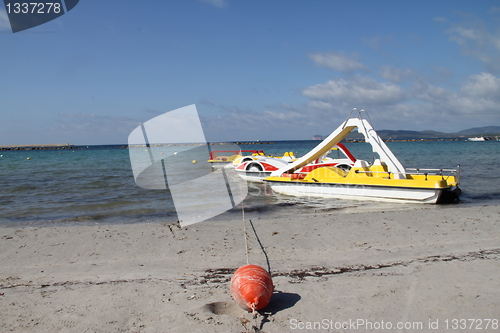 Image of tramp boats on the water