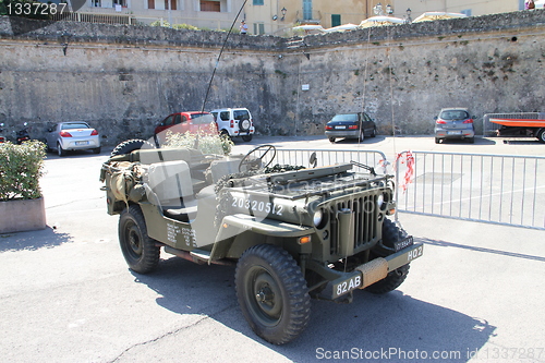 Image of military willy's jeep