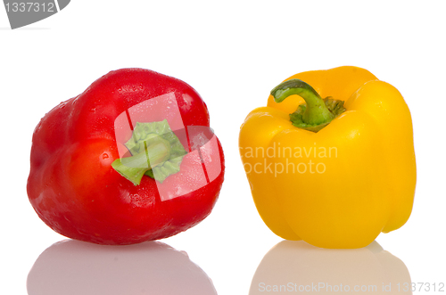 Image of Two fresh peppers 