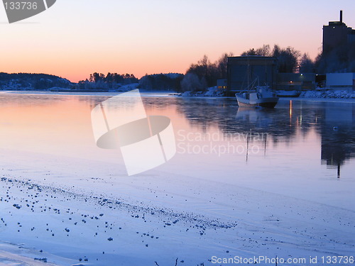 Image of Fishing boat in the ice