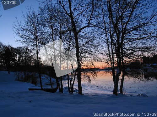 Image of Sunset by the sea