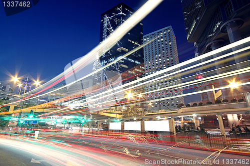 Image of traffic night