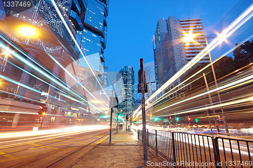 Image of traffic night