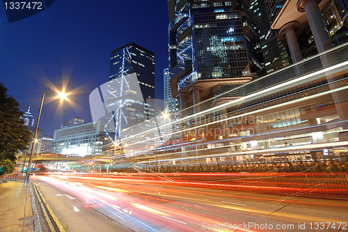 Image of traffic night