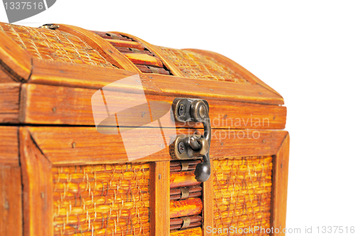 Image of Vintage decorative box with a lock