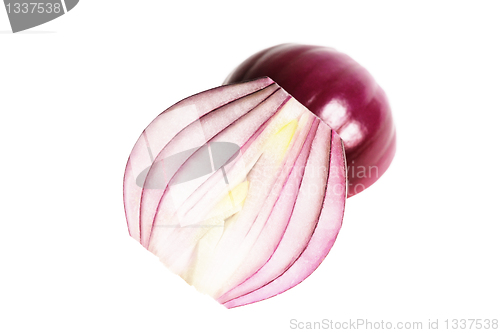 Image of One half of red Onion