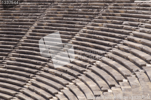 Image of The ruins of the ancient amphitheater. Turkey