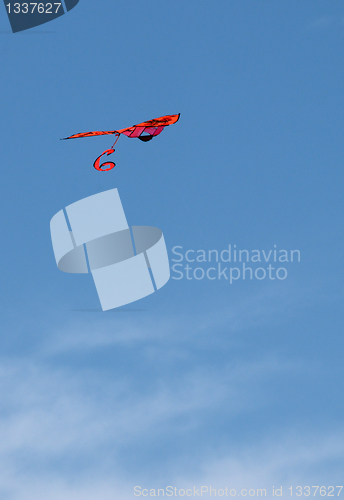 Image of Kite against the blue sky