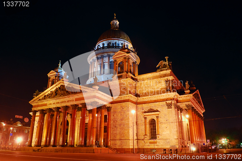 Image of Saint Petersburg, Russia, night view