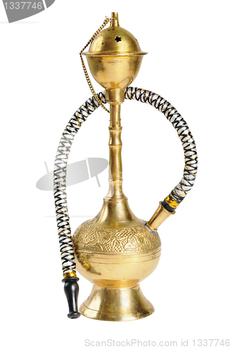 Image of A small old hookah