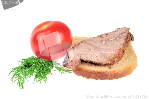 Image of Sandwich with Roast beef