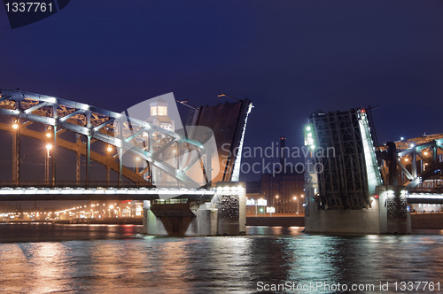 Image of Drawbridge in St. Petersburg.