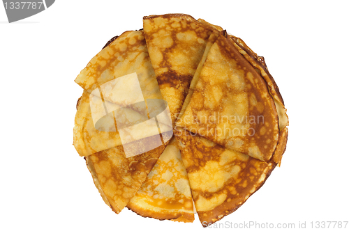 Image of Pancakes on a plate.