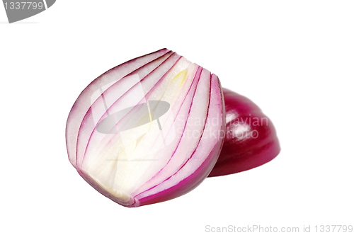 Image of One half of red Onion