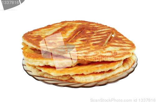 Image of Baked tortillas on a plate