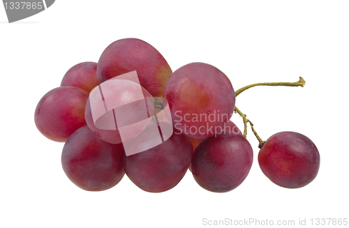 Image of Bunch of red grapes