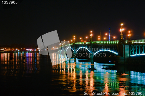 Image of Saint Petersburg, Russia, night view