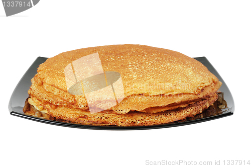 Image of Pancakes on a plate.