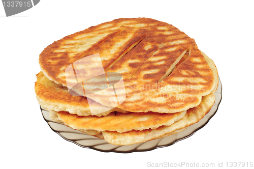 Image of Baked tortillas on a plate