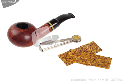 Image of Smoking pipe, tobacco