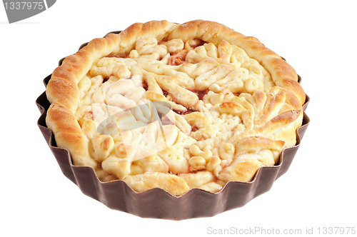 Image of Pie with decorative ornaments
