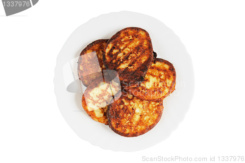 Image of Plate with pancakes