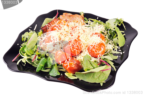 Image of Salad with arugula and tomatoes