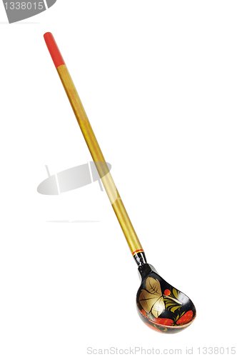 Image of Old Russian wooden  spoon