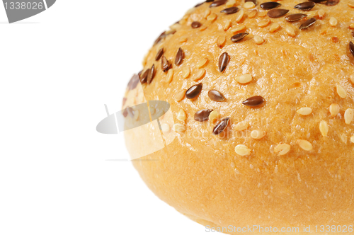 Image of Bun, topped with sesame seeds