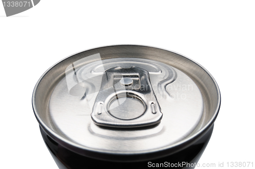 Image of Closed aluminum can for soft drinks or beer