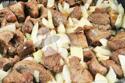 Image of Roasted Meat and onion.