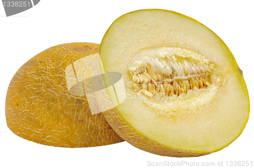 Image of Cut melon in half
